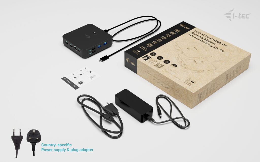 I-TEC USB-C 1XDP 2X HDMI DOCK thumbnail