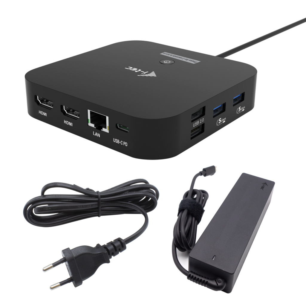 I-TEC USB-C 2X HDMI DOCK 100W thumbnail