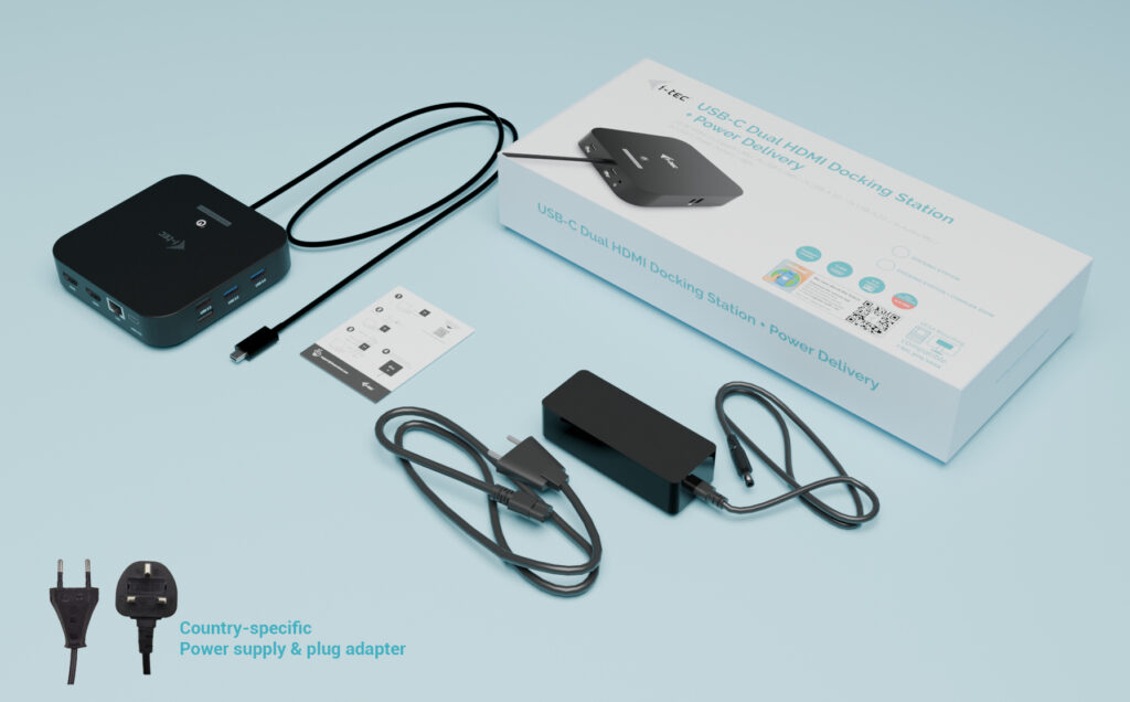 I-TEC USB-C 2X HDMI DOCK 100W thumbnail