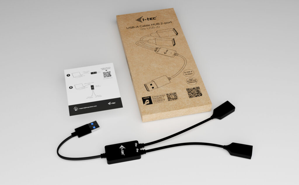 I-TEC USB-A CABLE HUB 2 PORT thumbnail