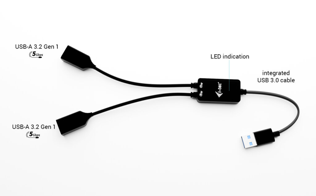 I-TEC USB-A CABLE HUB 2 PORT thumbnail