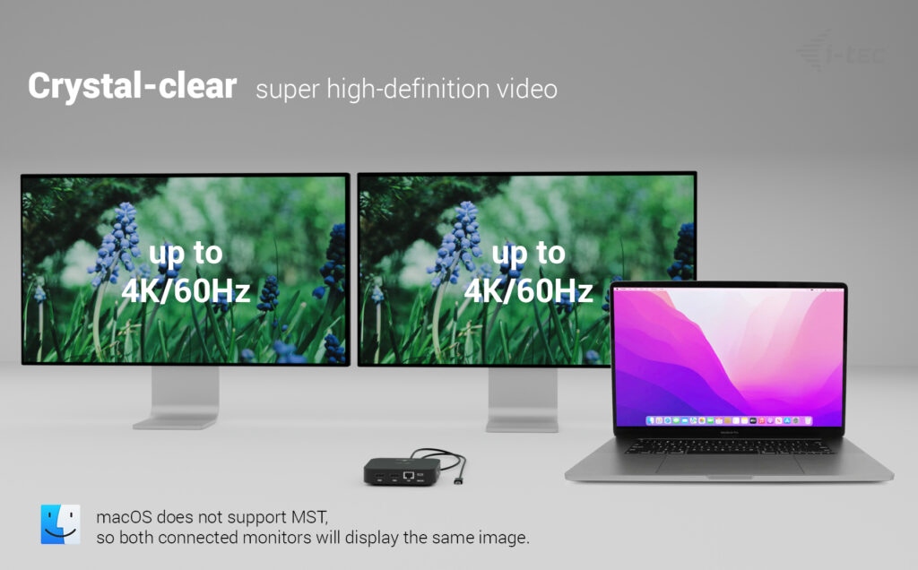 I-TEC USB-C 2X HDMI DOCK PD thumbnail