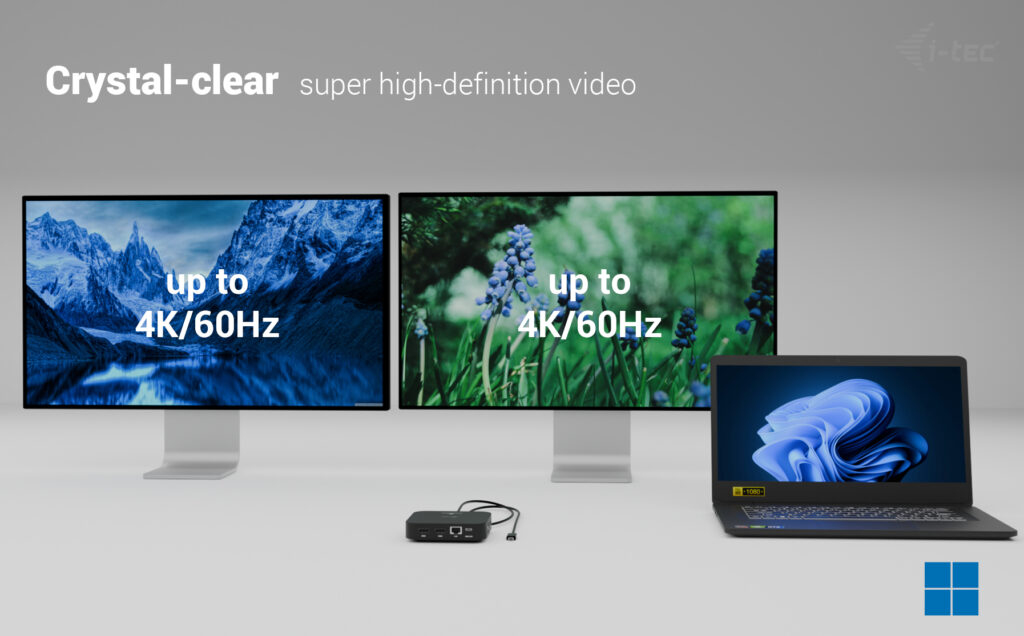 I-TEC USB-C 2X HDMI DOCK PD thumbnail