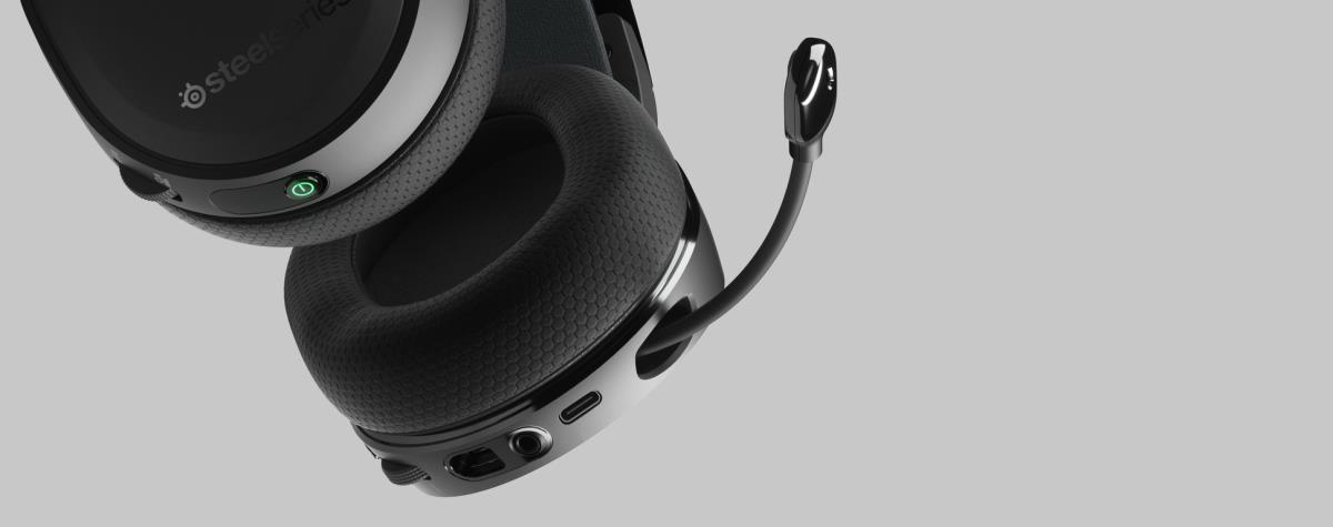EU Product - Steelseries Arctis 7+ Headset Wired & Wireless Head-band Gaming USB Type-C Black thumbnail