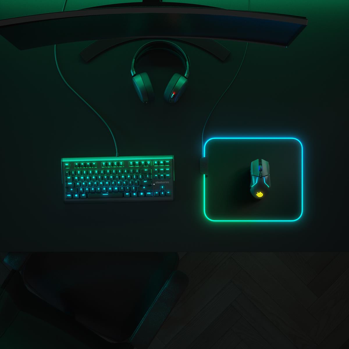 SteelSeries QcK Prism Gaming Mouse Pad thumbnail