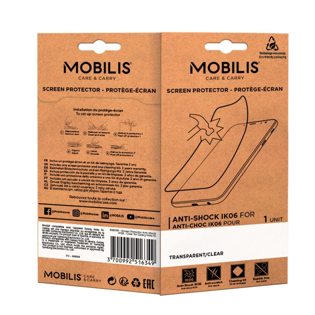 Screen Protector Anti-Shock IK06 - Clear for Zebra TC21 - TC26 thumbnail