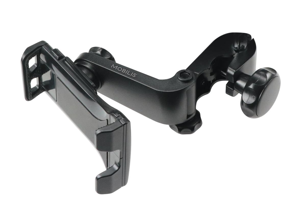 The tablet headrest mount is the perfect companion to entertain your children during car trips. Install it on a front seat headrest, with its articulated arm and swivel head, it adapts to the size of your children and allows to position the tablet fo thumbnail