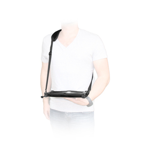 This shoulder strap is ideal for typing when standing up or for carrying your mobile device. It includes 2 attachment points to attach it to the protective case. The shoulder pad is reinforced with foam and the shoulder strap length is adjustable. thumbnail
