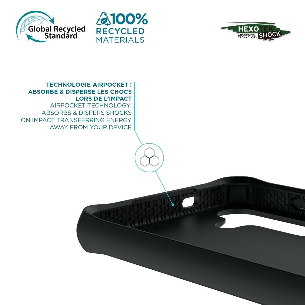 EU Product - SPECTRUM Case solid black mat - Galaxy S24 -Soft bag thumbnail