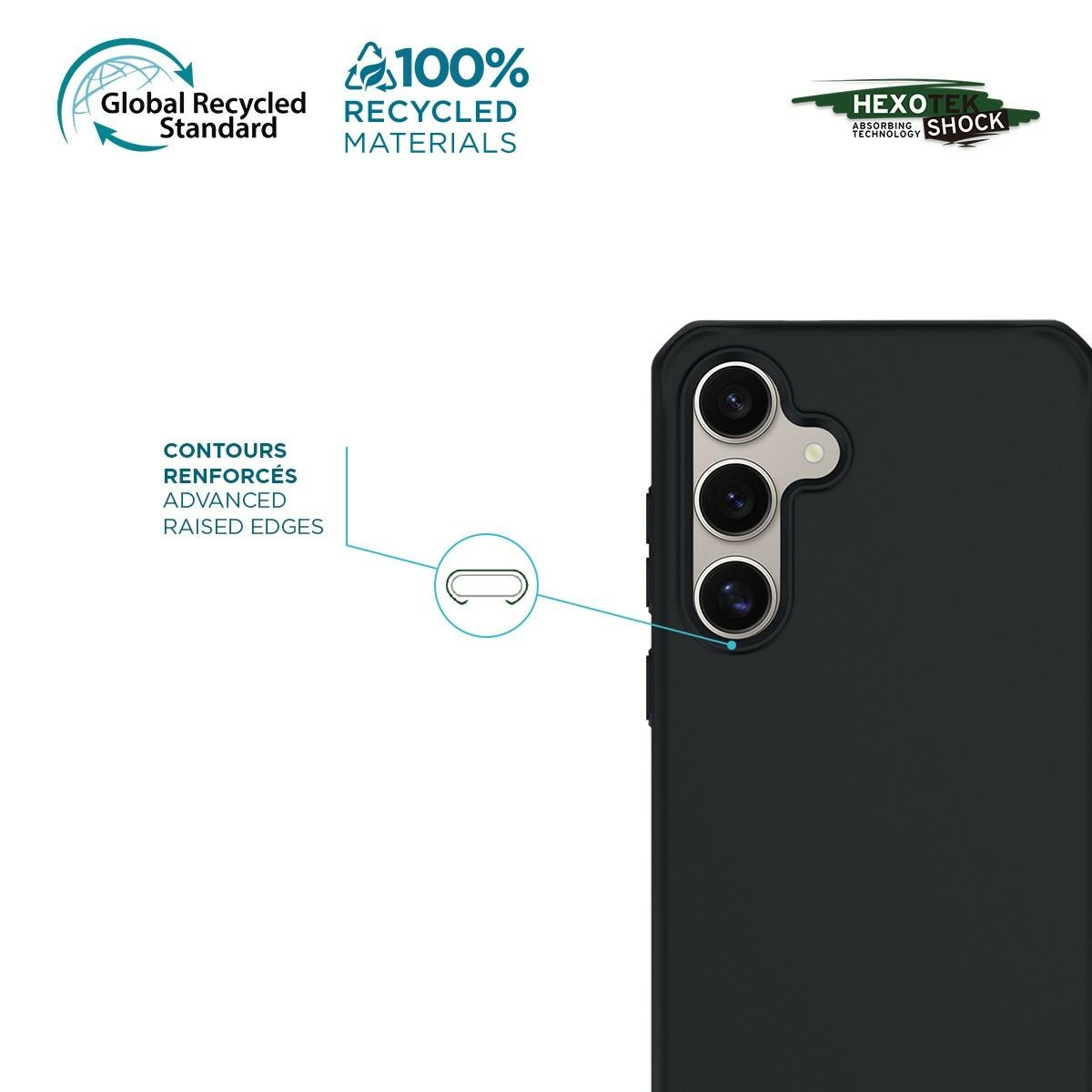 EU Product - SPECTRUM Case solid black mat - Galaxy S24 -Soft bag thumbnail