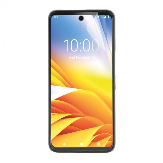 This screen protector with Clear finish has the IK06 standard, the best anti-shocks protection on the market. Flexible and unbreakable, it protects your screen against shocks, breakages and scratches. Easy to install and delivered with a cleaning kit thumbnail