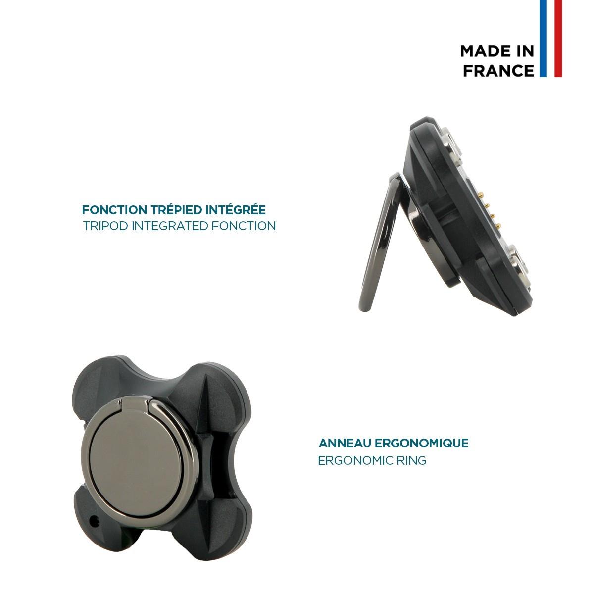 This compact mobile charger features a tripod function for your smartphone while ensuring fast and efficient charging. thumbnail