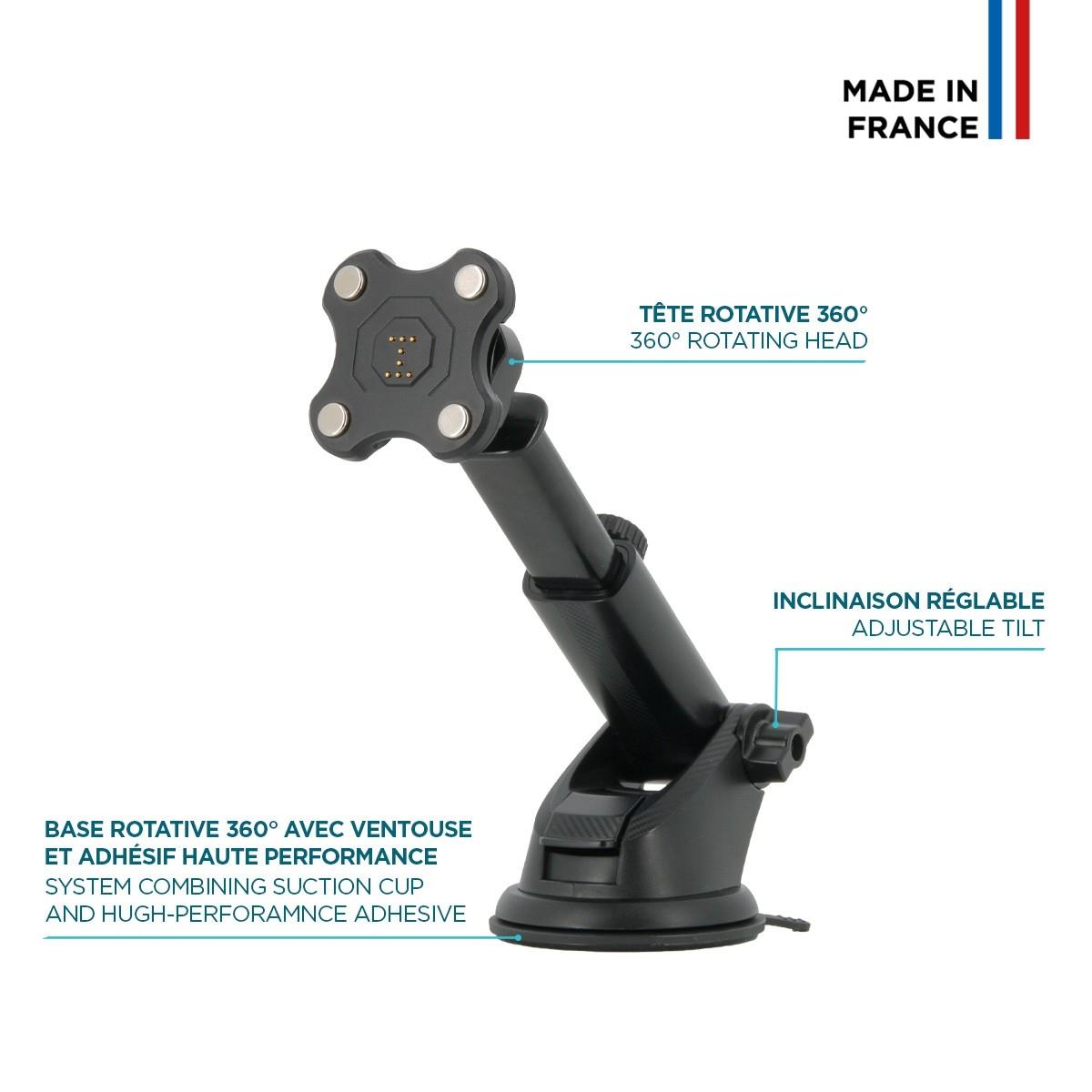 Designed for professionals on the move, this practical and sturdy suction cup mount lets you stay connected effortlessly during your travels. thumbnail