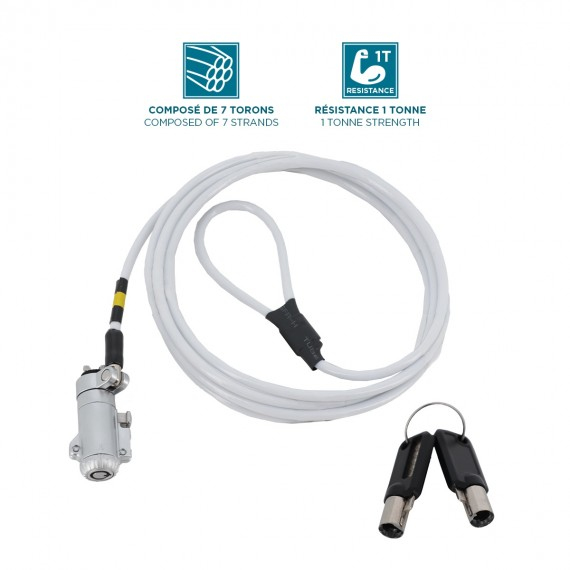 EU Product - Universal Security Cable Nano Wedge TLock Key thumbnail