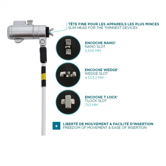 EU Product - Universal Security Cable Nano Wedge TLock Key thumbnail
