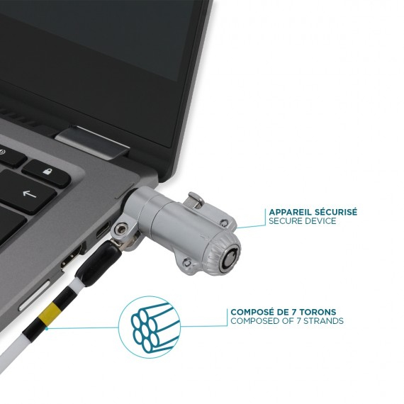 EU Product - Universal Security Cable Nano Wedge TLock Key thumbnail