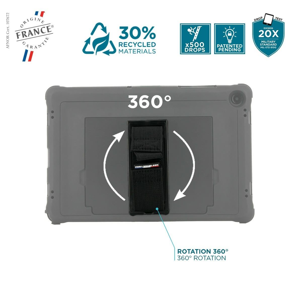 EU Product - PROTECH Case+360 handst.+kickstand+handstrap A9+10,9 thumbnail