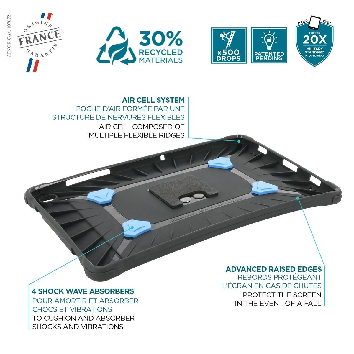 EU Product - PROTECH Case+360 handst.+kickstand+handstrap A9+10,9 thumbnail