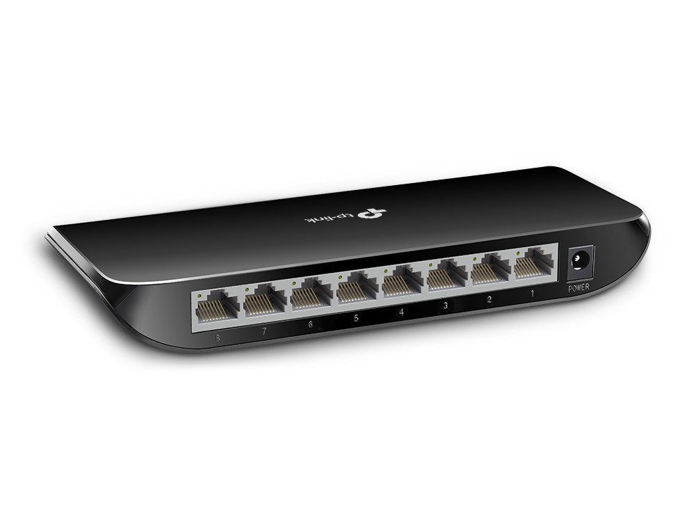 SG1008D 8-Port Gigabit Desktop Switch, Plastic Case thumbnail