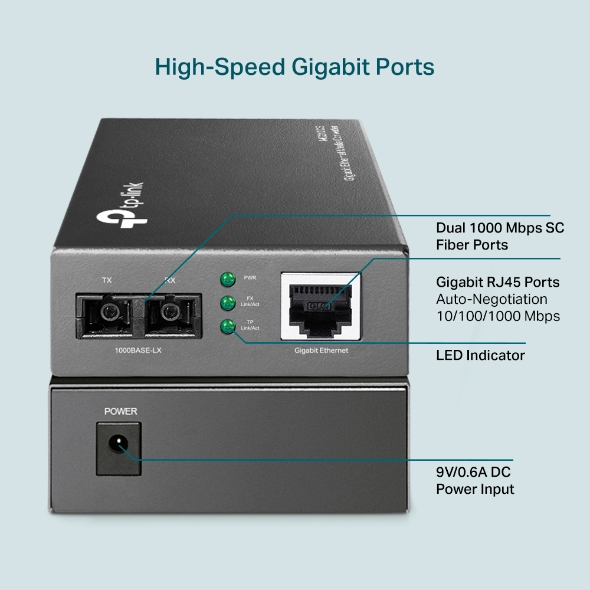 TP-LINK 1000M RJ45 TO 1000M SINGLE-M thumbnail