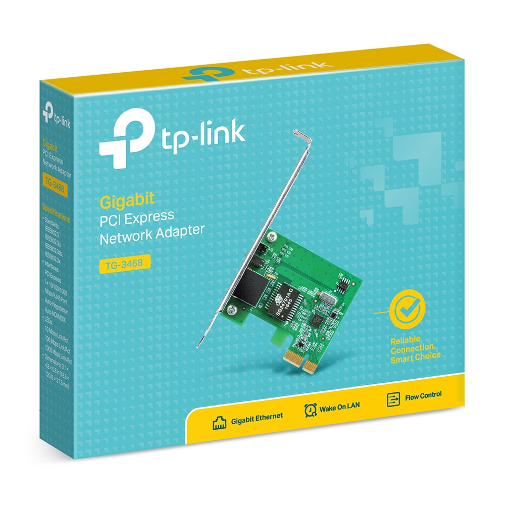 EU Product - PCIe LAN Adapter GBit (10/100/1000MBit) thumbnail