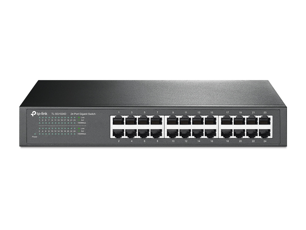 EU Product - Switch TL-SG1024D 24xGBit Unmanaged Desktop thumbnail