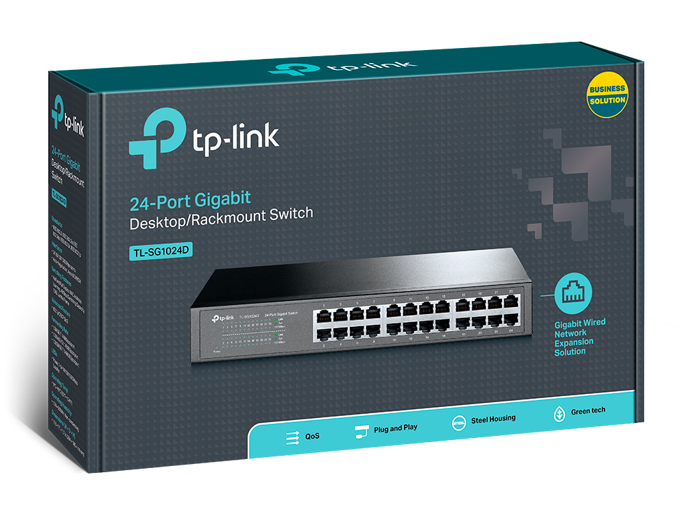 EU Product - Switch TL-SG1024D 24xGBit Unmanaged Desktop thumbnail