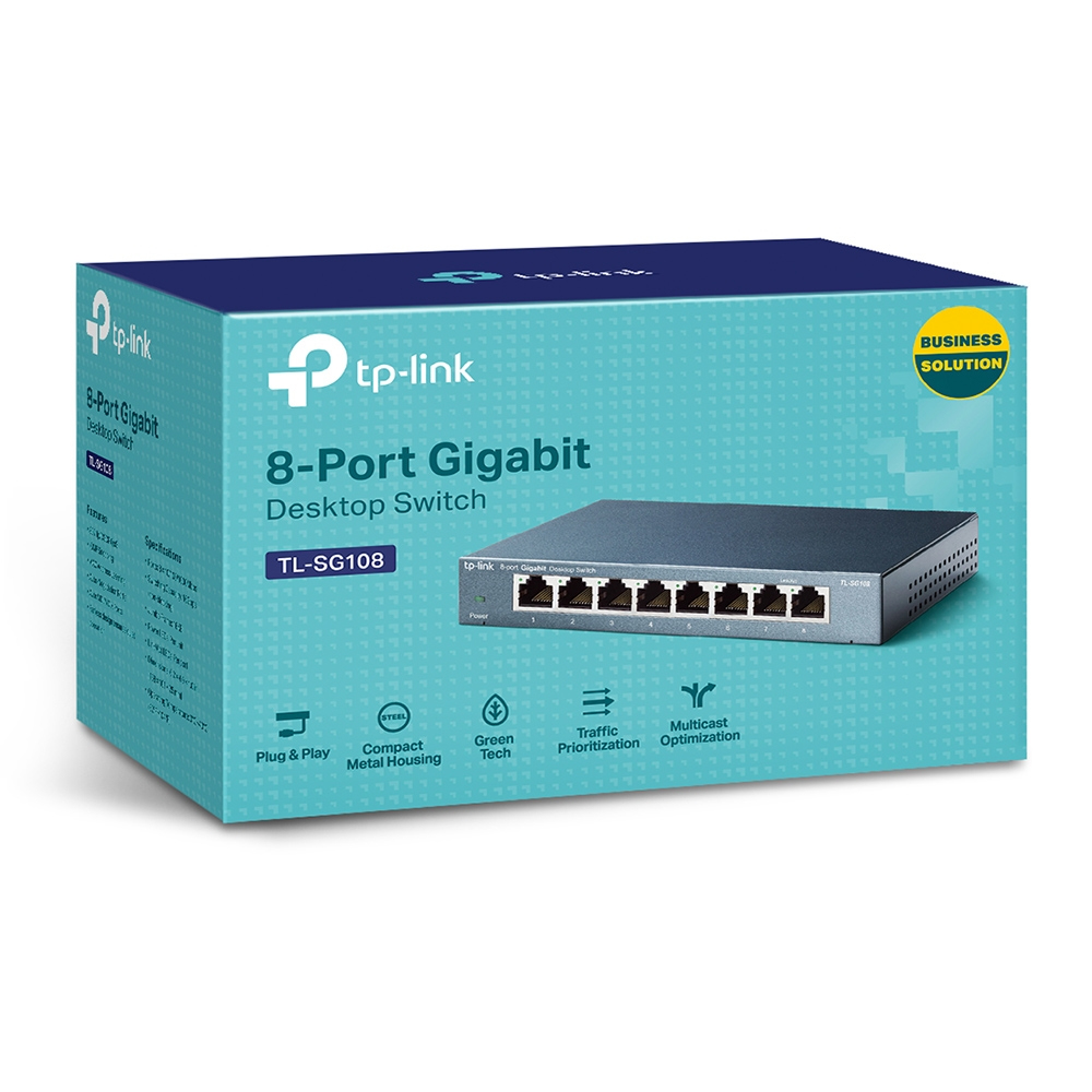 EU Product - Switch TL-SG108 8xGBit Unmanaged Metallgeh�use thumbnail