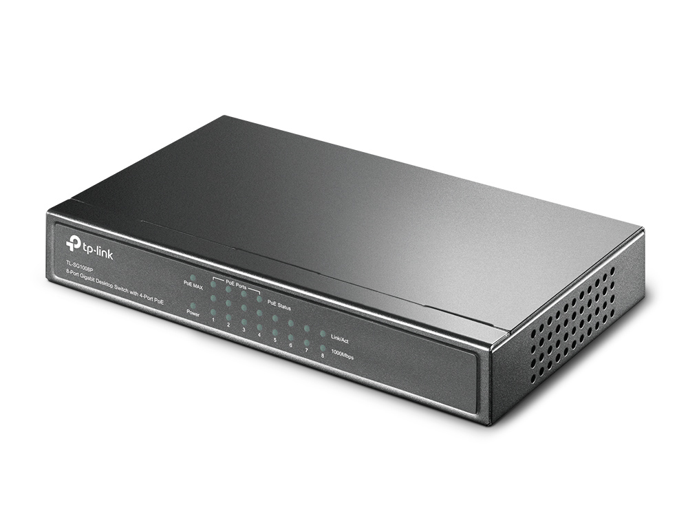 EU Product - Switch TL-SG1008P 8xGBit Unmanaged (4xPoE) thumbnail
