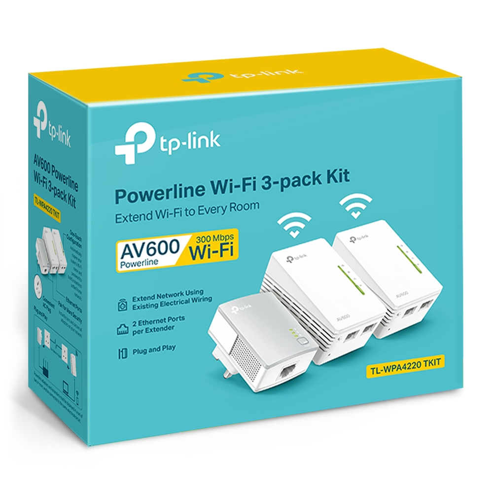AV600 PL WI-FI BOOSTER 2 LAN 3 UNITS thumbnail
