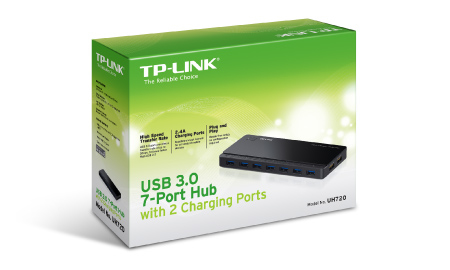 USB 3.0 7-PORT HUB 2 CHARGING PT thumbnail
