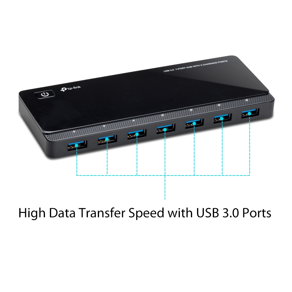 USB 3.0 7-PORT HUB 2 CHARGING PT thumbnail