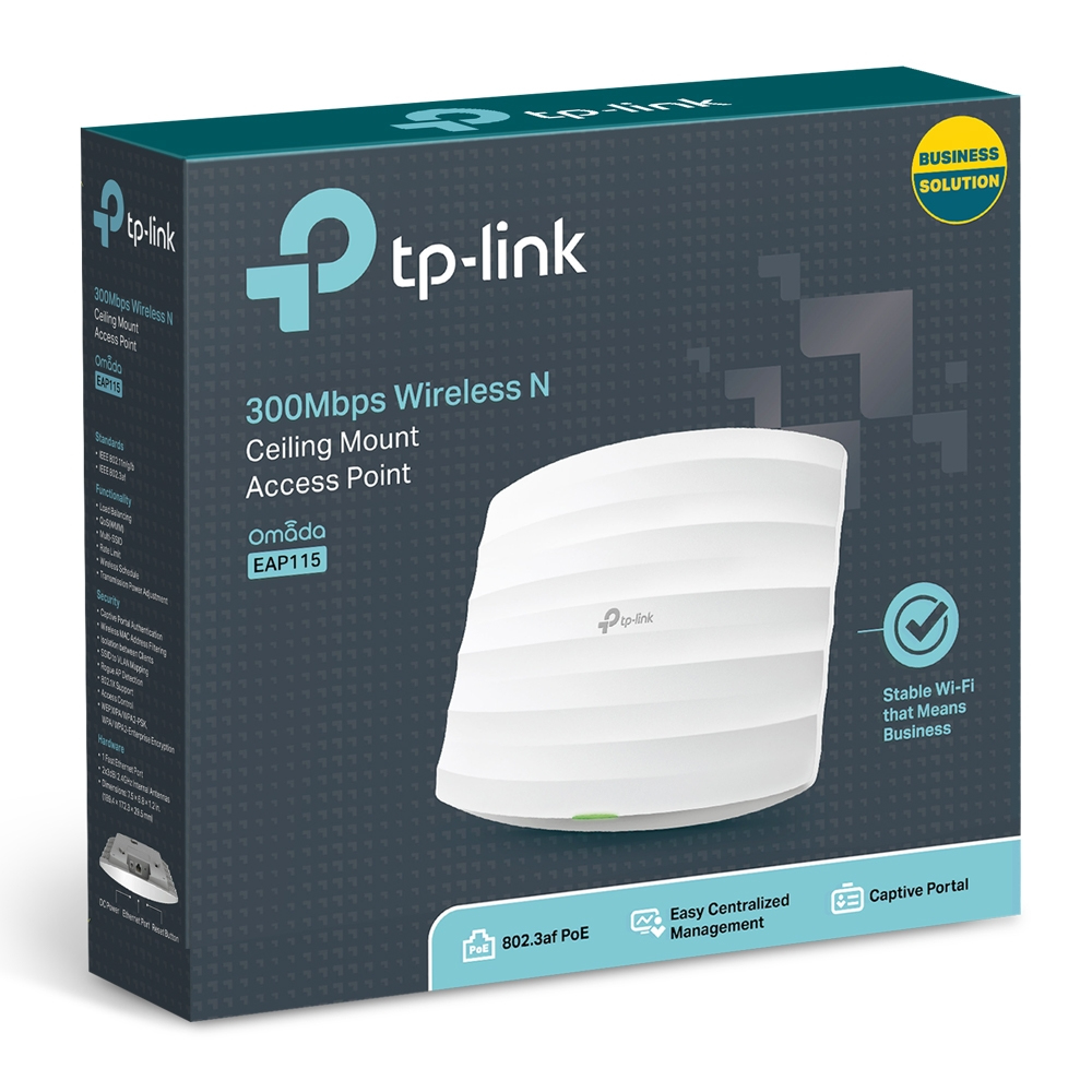 EU Product - WLAN 300MBit Access Point 2.4GHz EAP115 thumbnail