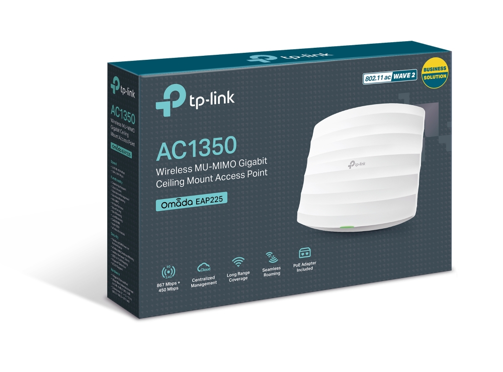 EU Product - WLAN AC1350 Access Point Dualband EAP225 thumbnail