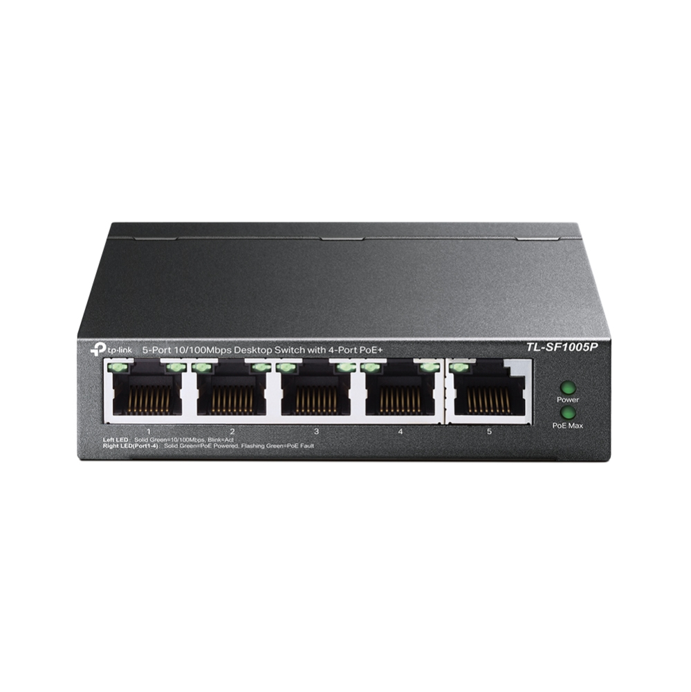5-PORT 10/100 MBPS SWITCH 4PORT POE+ thumbnail