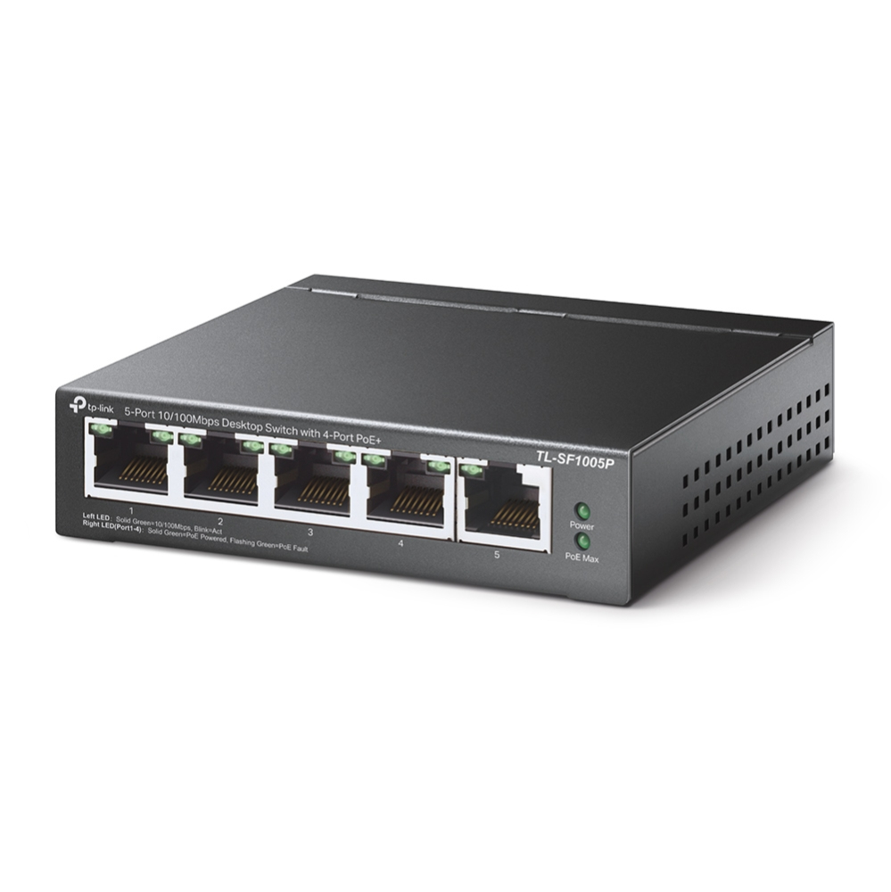 5-PORT 10/100 MBPS SWITCH 4PORT POE+ thumbnail