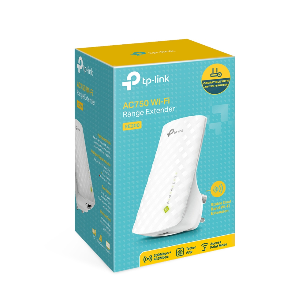 EU Product - Extender ac 750 WiFi 5 Mesh RE200 - Repeater - WLAN thumbnail