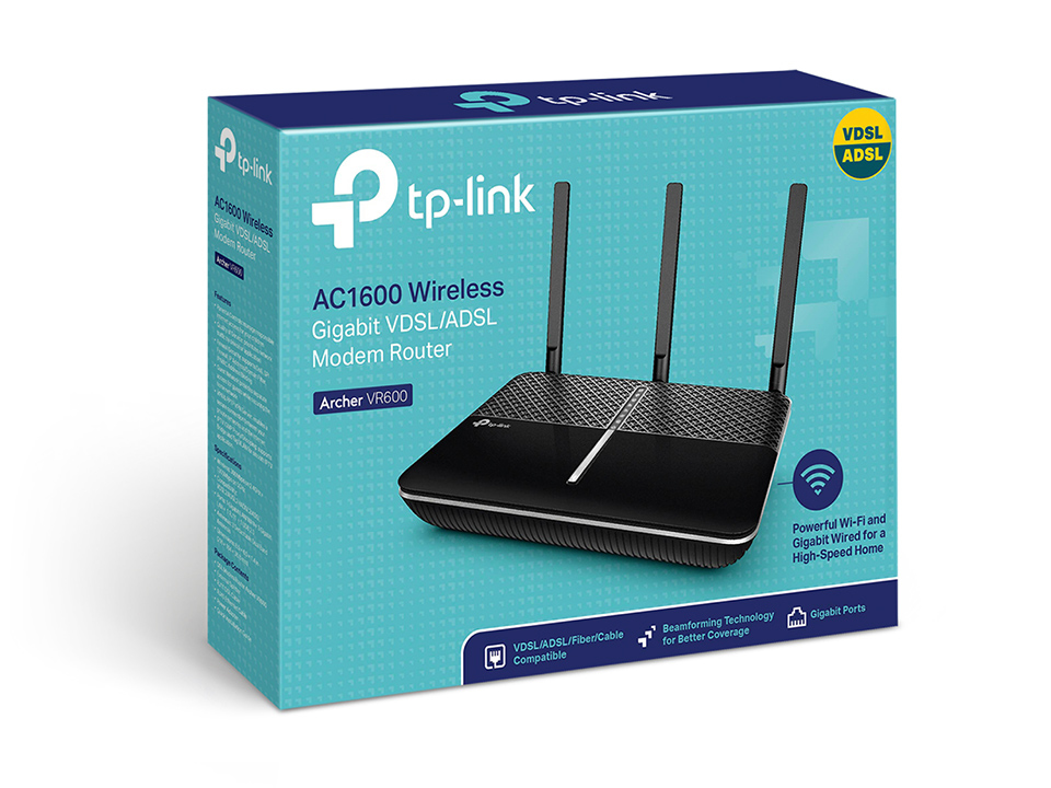 Archer VR600 WirelessVDSL2/ADSL2+ Modem Router thumbnail