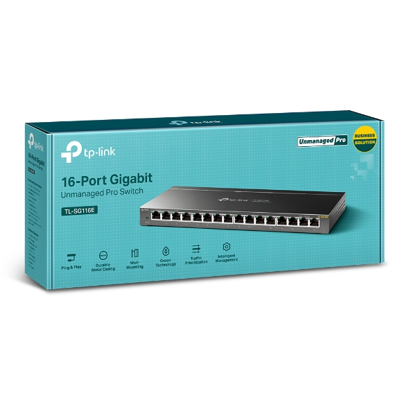 EU Product - Switch TL-SG116E V1.20 - Switch - Copper Wire thumbnail