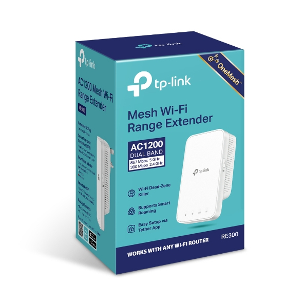 RE300 - Wi-Fi-Range-Extender - Wi-Fi 5 EU PLUG thumbnail