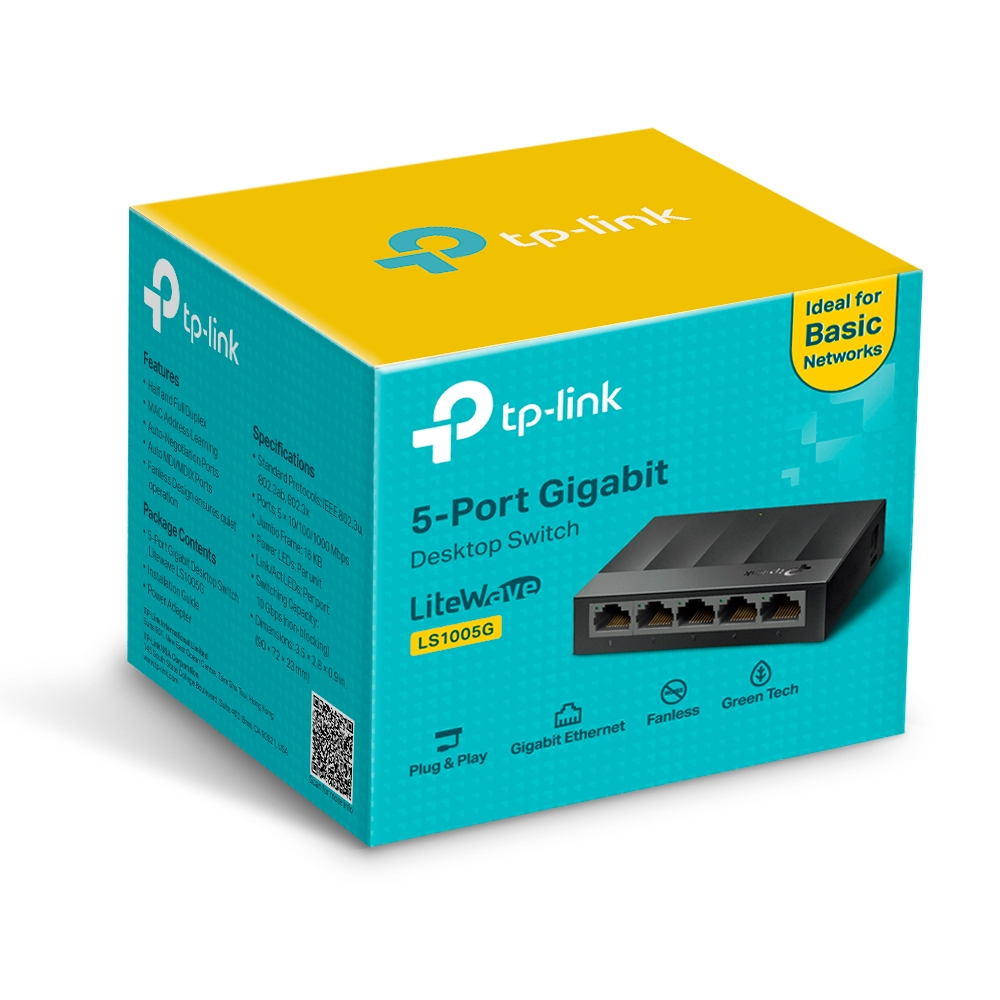 LITEWAVE 5-PORT GIGABIT SWITCH thumbnail
