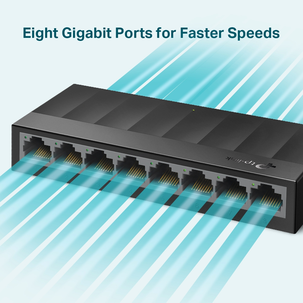 LITEWAVE 8-PORT GIGABIT SWITCH thumbnail