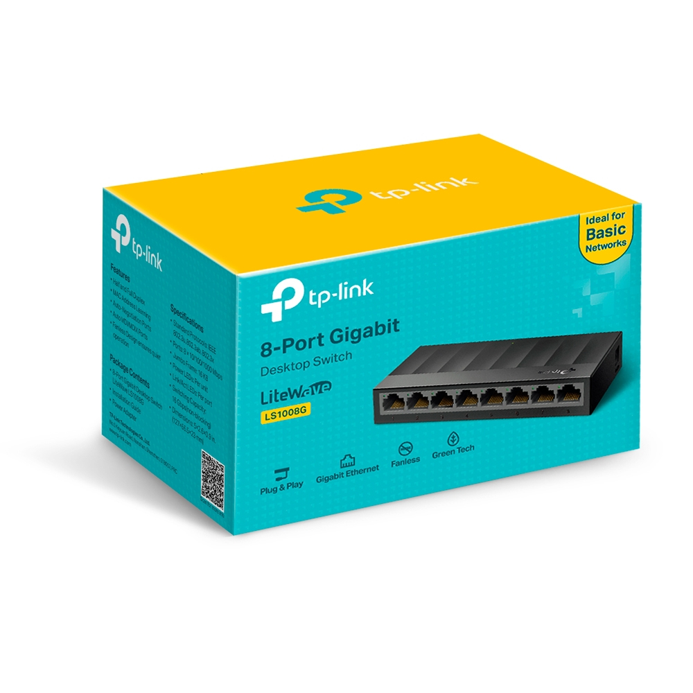 LITEWAVE 8-PORT GIGABIT SWITCH thumbnail
