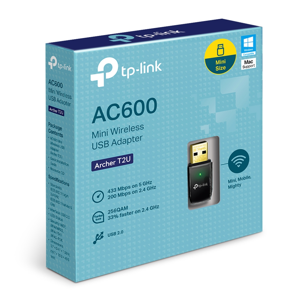 EU Product - WL-USB Archer T2U Mini 433Mbps/150Mbps thumbnail