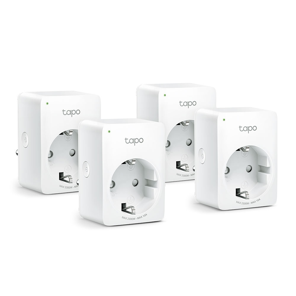 Tapo P100(4-pack) Mini Smart Wi-Fi Socket, 4 pack thumbnail