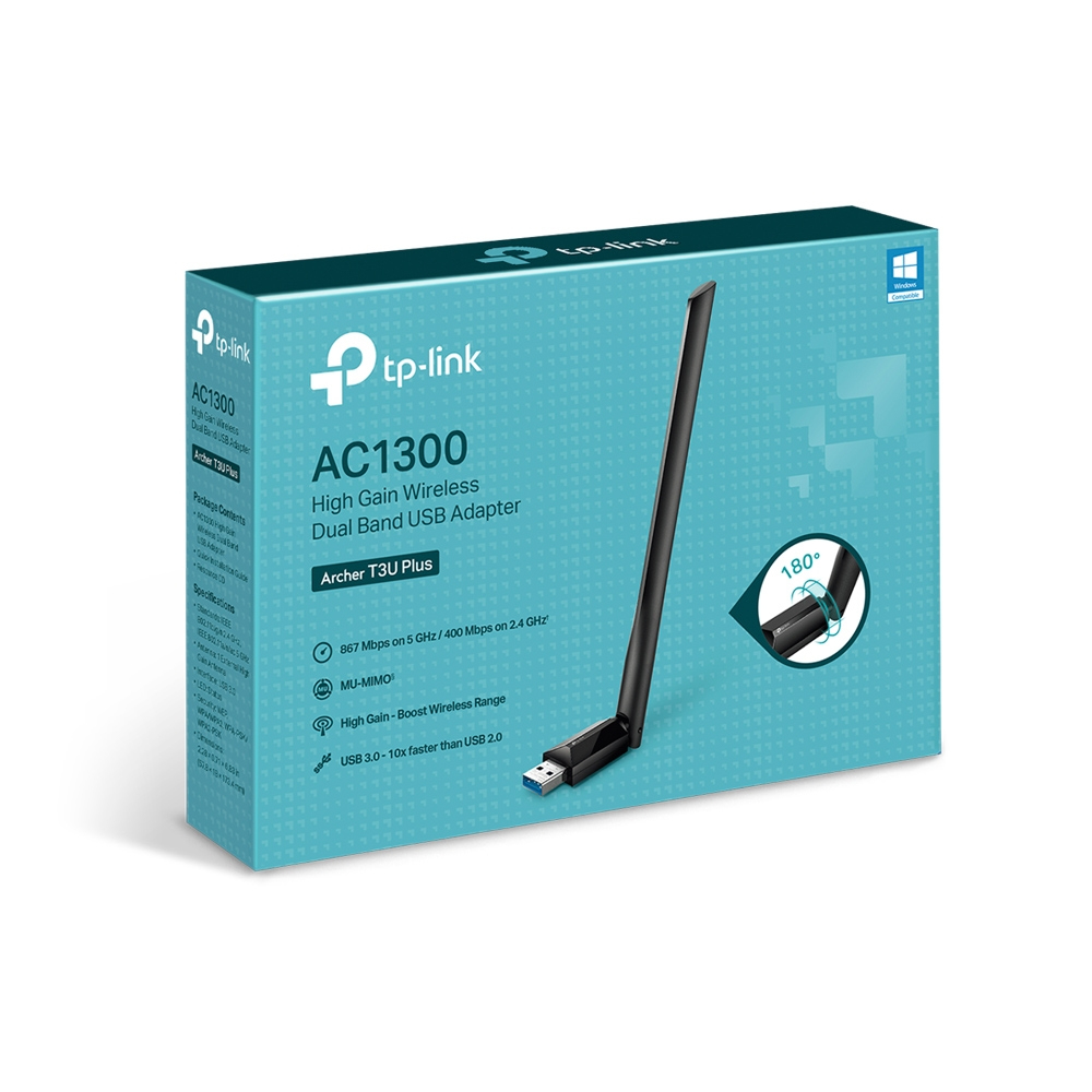EU Product - 1300MBit AC1300 High Gain Dual Band Wi-Fi USB Adapter thumbnail