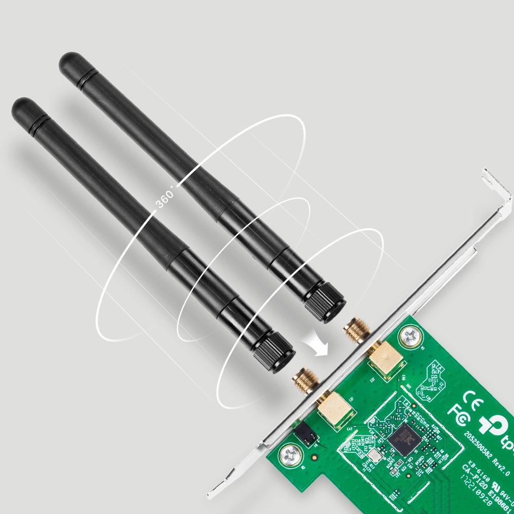 EU Product - WLAN 300MBit PCIe Adapter (2T2R) thumbnail