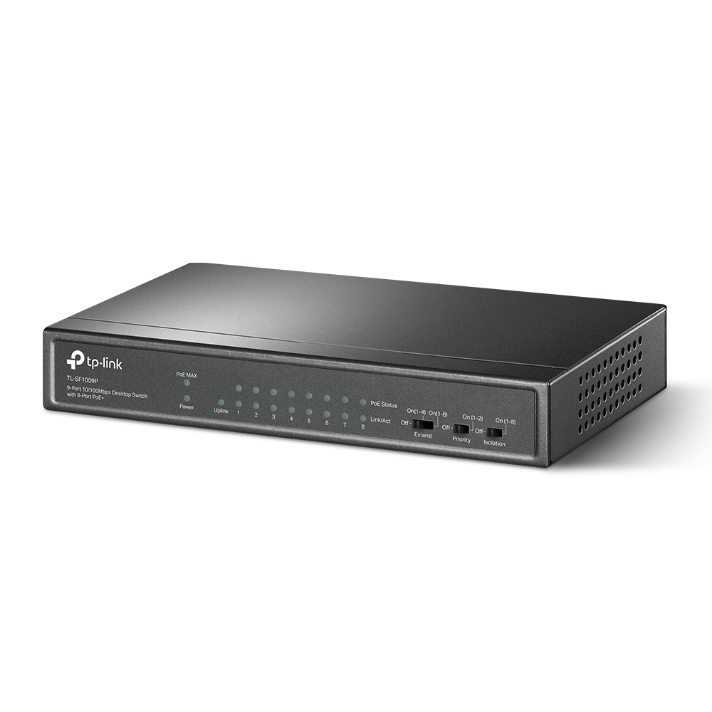 9-PORT 10/100 MBPS SWITCH 8PORT POE+ thumbnail