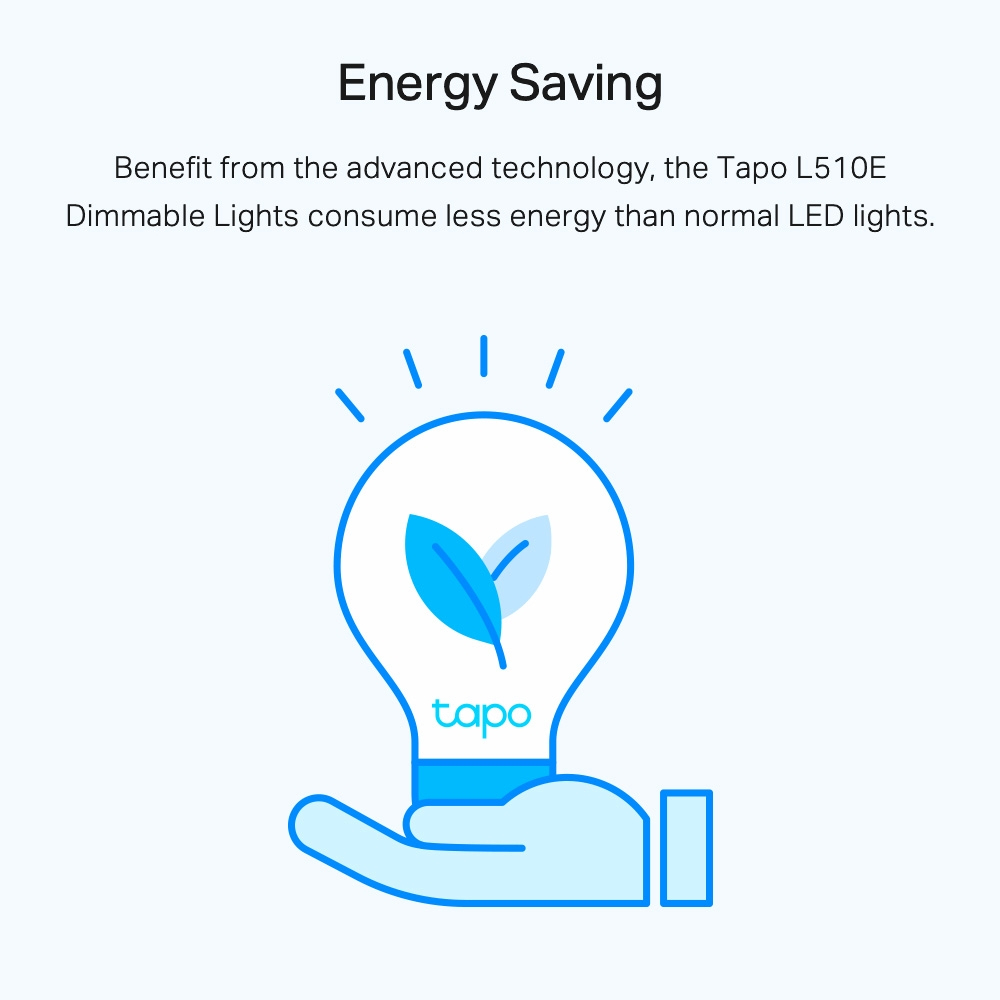 Tapo L510E(2-Pack) Dimmable Smart Light Bulb, E27, 2-Pack thumbnail