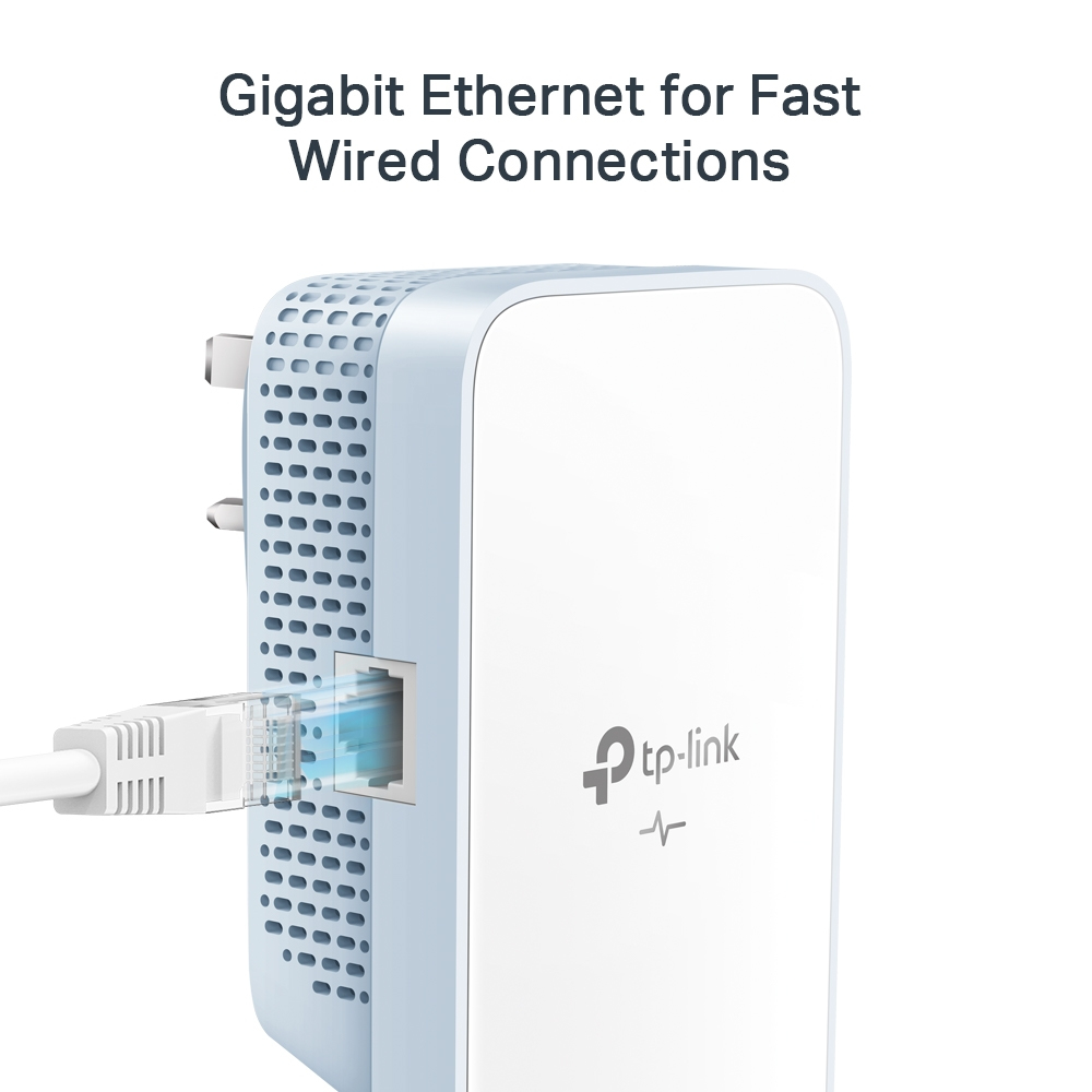 TL-WPA7517 KIT V2 Wi-Fi Kit - Powerline adapter kit 1GbE, HomePlug AV (HPAV), HomePlug AV (HPAV) 2.0, IEEE 1901 - Wi-Fi 5 - Dual Band - wall-pluggable thumbnail